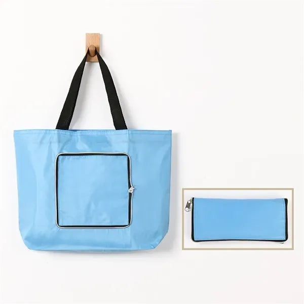 Waterproof folding grocery bag