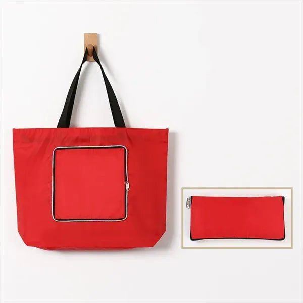 Waterproof folding grocery bag