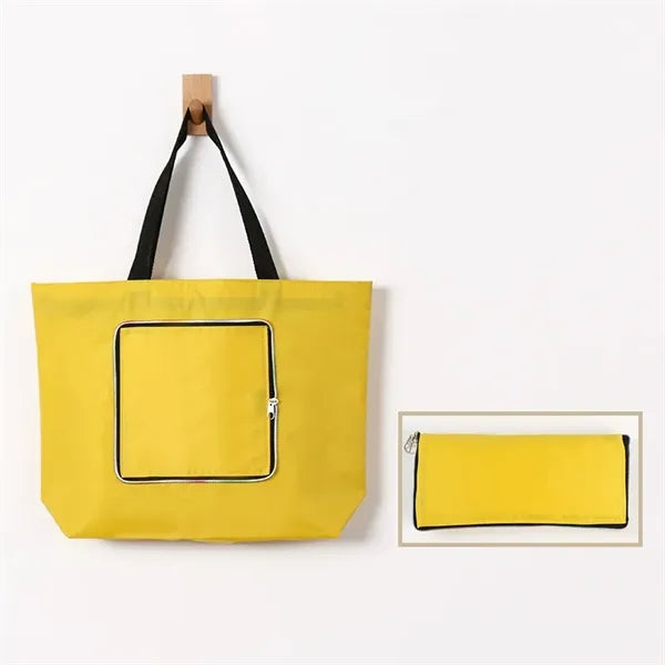 Waterproof folding grocery bag