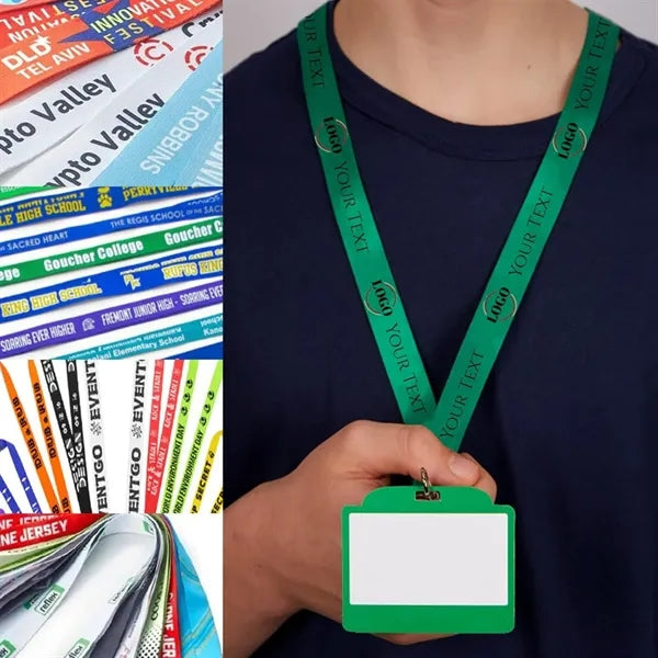 Colorful Exhibition Personalized Lanyards Custom Neck Strap