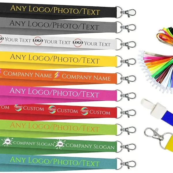 Colorful Exhibition Personalized Lanyards Custom Neck Strap