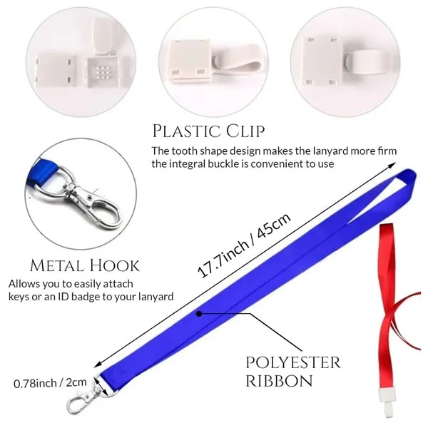 Colorful Exhibition Personalized Lanyards Custom Neck Strap