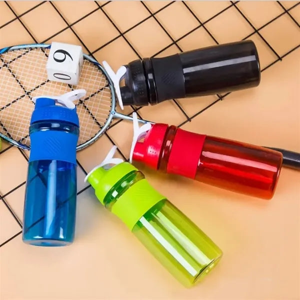 18 Oz Gym Fitness Workout Sports Shaker Cup Water Bottle