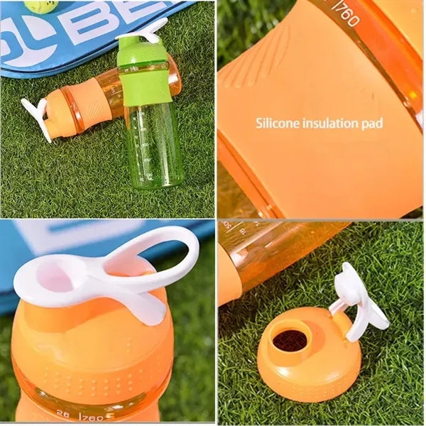 18 Oz Gym Fitness Workout Sports Shaker Cup Water Bottle