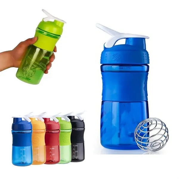 18 Oz Gym Fitness Workout Sports Shaker Cup Water Bottle