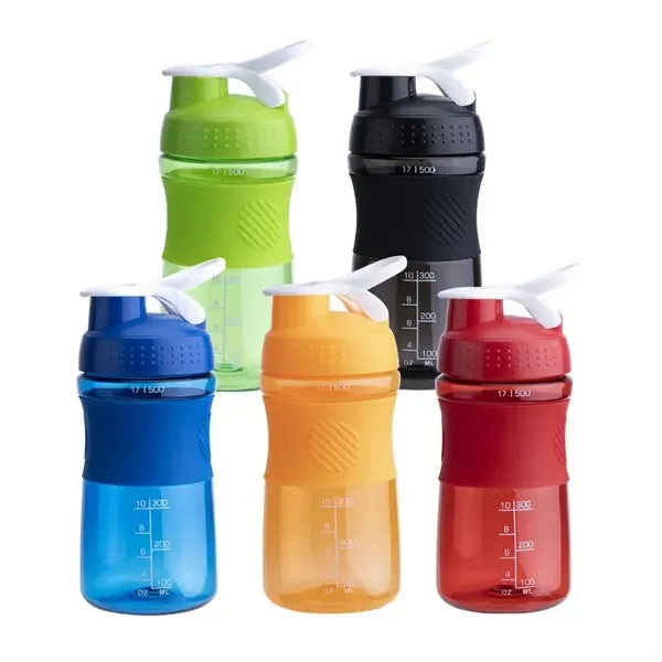 18 Oz Gym Fitness Workout Sports Shaker Cup Water Bottle
