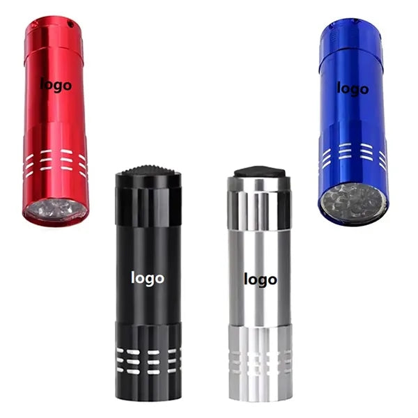 Aluminum Alloy 9 LED Flashlight