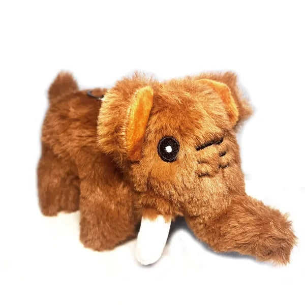 6" Mammoth Plush Stuffed Animal Keychain Key Tag Holders