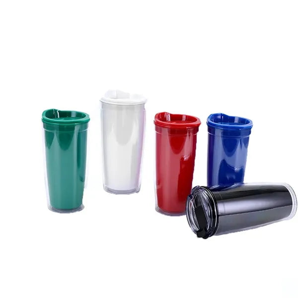 21 Oz. Double-Layer Plastic Large Capacity Water Cup