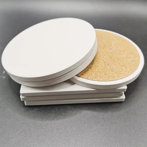 Ceramic Coaster Cork Pad Table Decoration