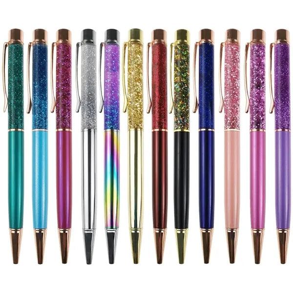 Glitter Ballpoint Metal Pen