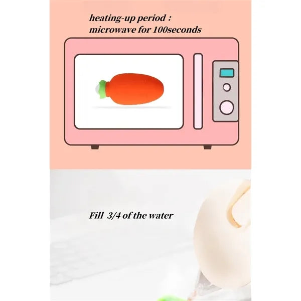 Silicone hot water bag