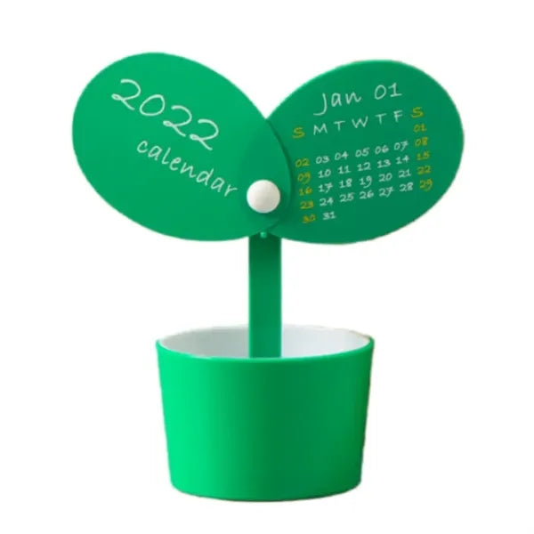 2025 Flower Pot Desk Calendar