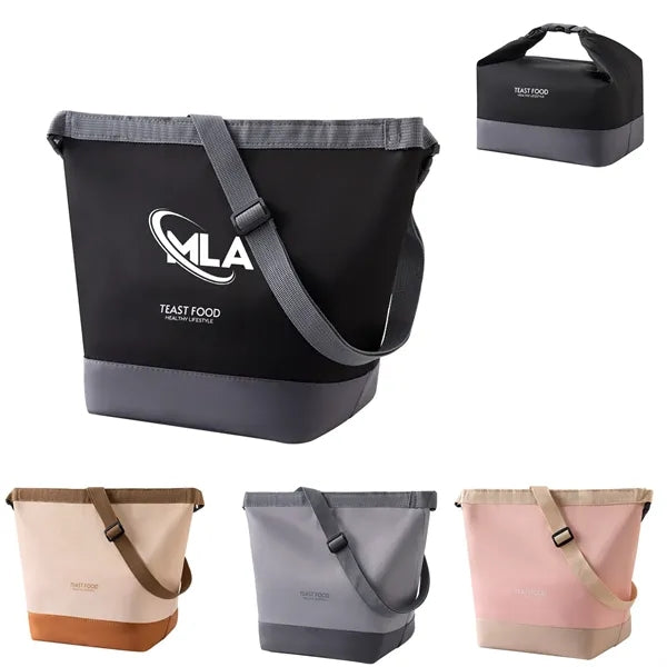 12-Can Insulated Oxford Cooler Bag with Handle & Strap