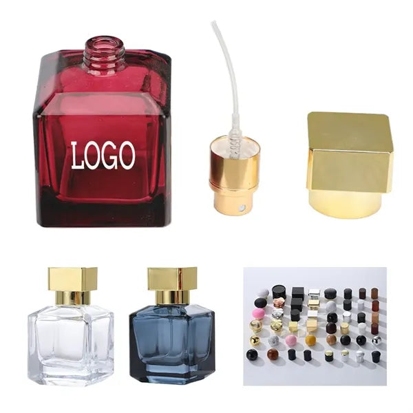 1.7oz Glass Bottle Press Spray Perfume Dispenser
