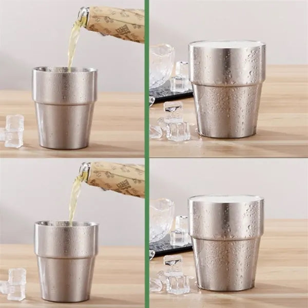 Stainless Steel Double Vacuum Wall Drinking Cups