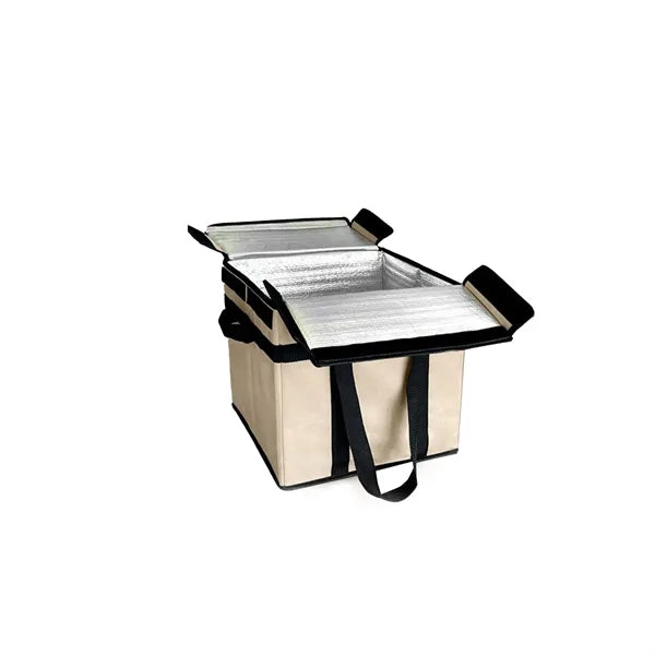 Collapsible Reuseable Insulated Grocery Bags 13"x13"11"