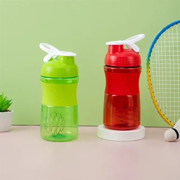 500ml Plastic Fitness Shaker bottle with Handle Sports