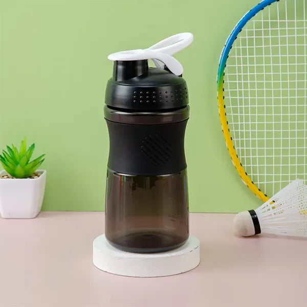 500ml Plastic Fitness Shaker bottle with Handle Sports