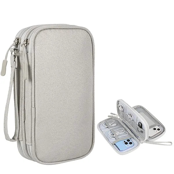 Travel Case Organizer for Test Strips, Lancets, Needles