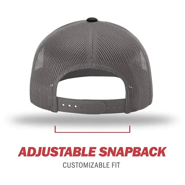 Adjustable Embroidered Trucker Cap, Snapback Mesh Hat