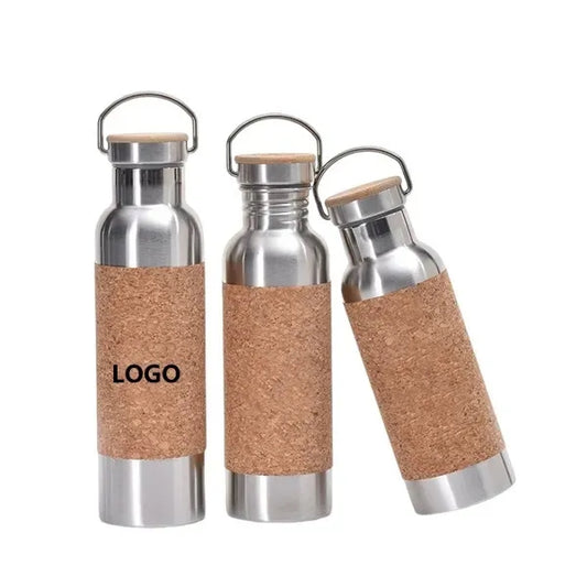 Cork Vacuum Insulated Water Bottle