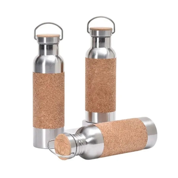 Cork Vacuum Insulated Water Bottle
