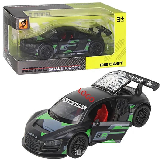 Sports Model Metal Car Exclusive Alloy Pullback Toy