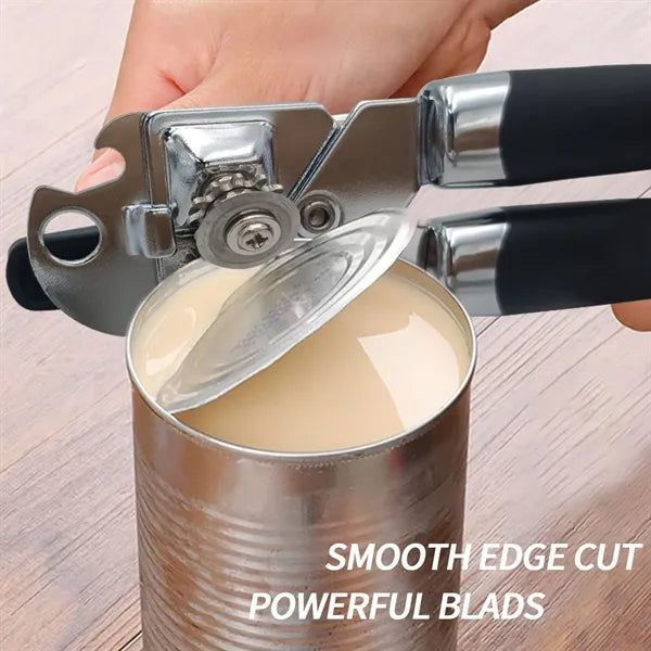 3-in-1 Manual Kitchen Tool: Tin & Can Opener