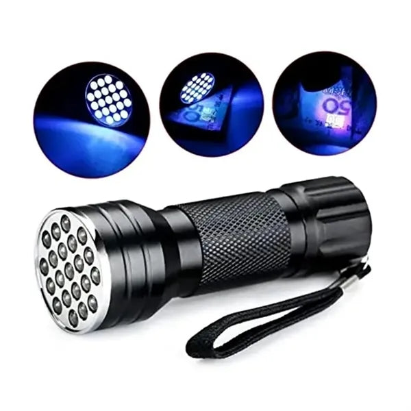 21 LED Mini UV Light Flashlight