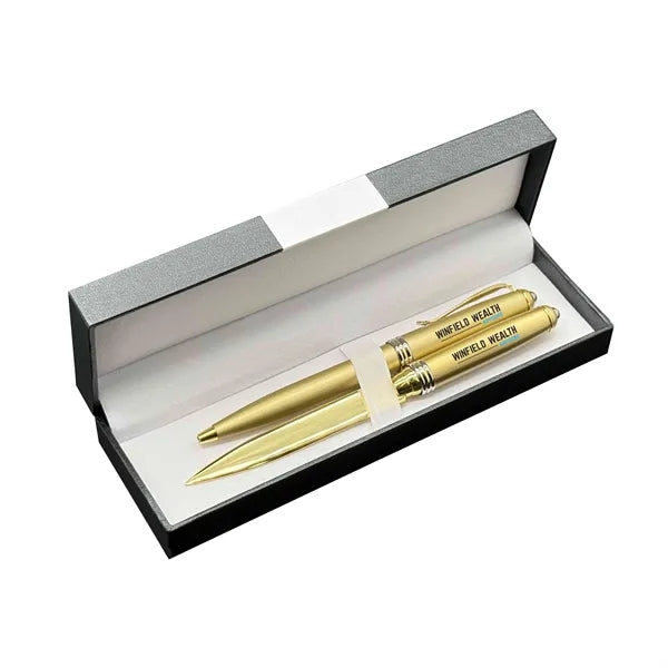 Deluxe Double Achilles Pen Set with Letter Opener