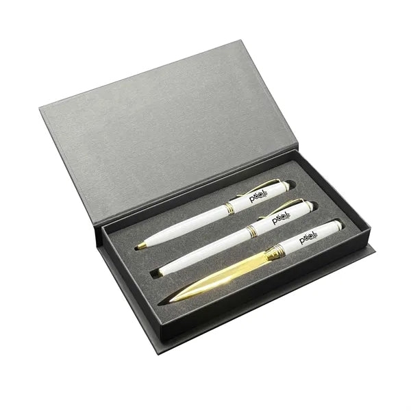 Premade Triple Achilles Pen Set with Letter Opener
