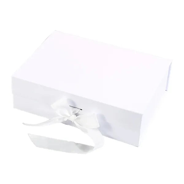 Magnetic Folding Gift Box with Ribbon