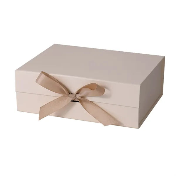 Magnetic Folding Gift Box with Ribbon