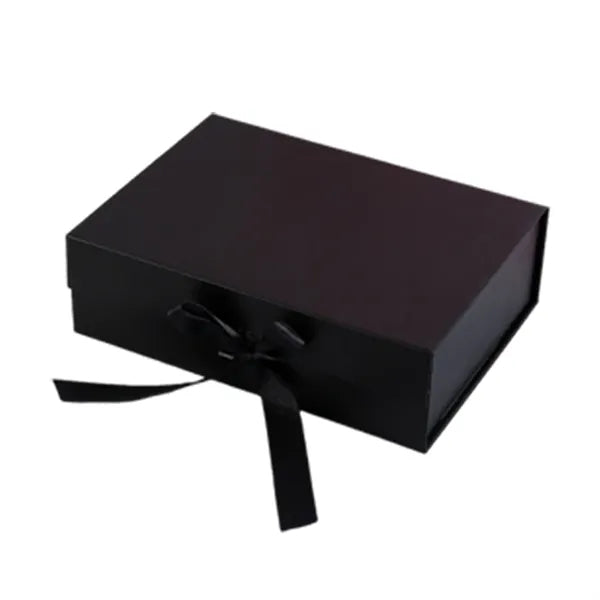 Magnetic Folding Gift Box with Ribbon