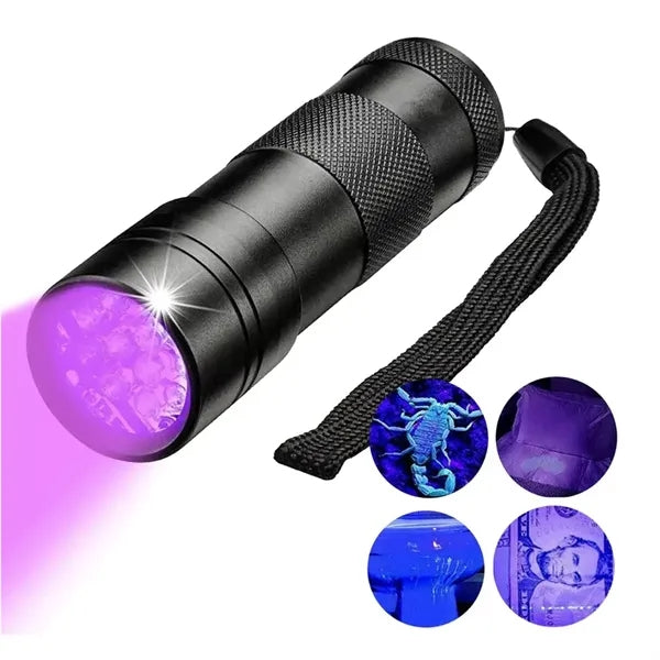 12 LED UV Flashlight