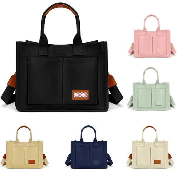Canvas Tote Bag Crossbody Purse Handbag for Women