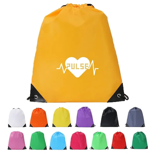 Quality Durable Waterproof Drawstring Nylon Backpack
