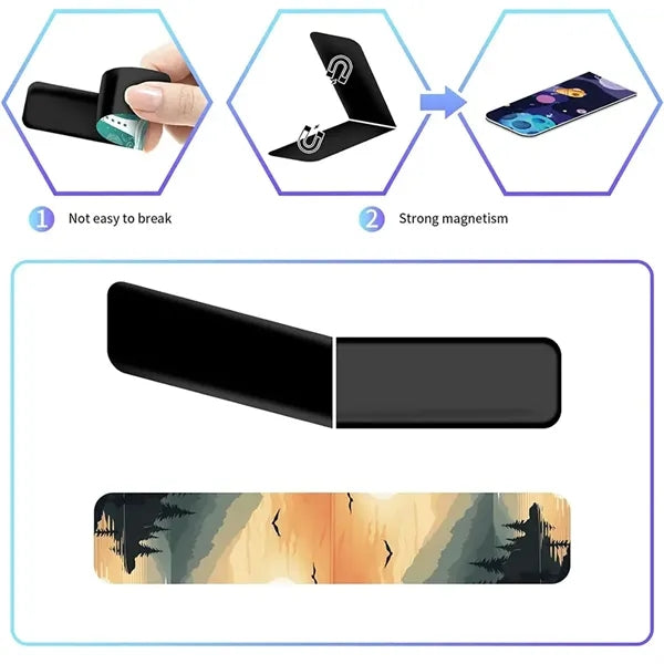 Creative Magnetic Bookends Folding