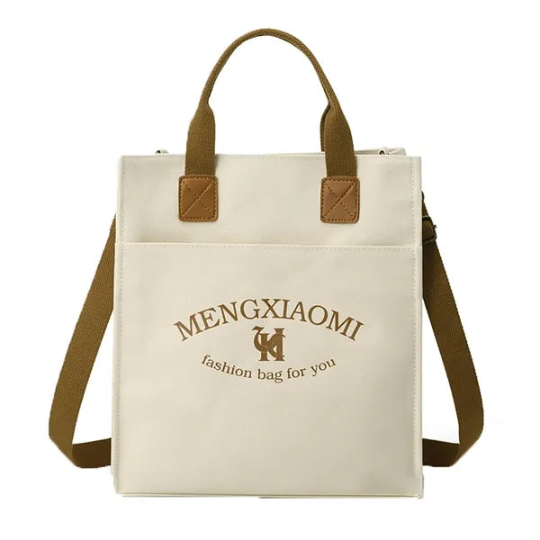 Custom Canvas Grocery Tote Bags With Shoulder