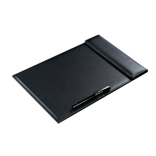 A4 PU Leather Magnetic Clipboard w/Clip and Pen Loop