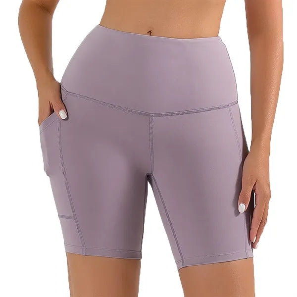 High Waisted Slim Pull-In Five-Inch Yoga Pants