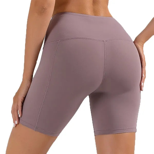 High Waisted Slim Pull-In Five-Inch Yoga Pants