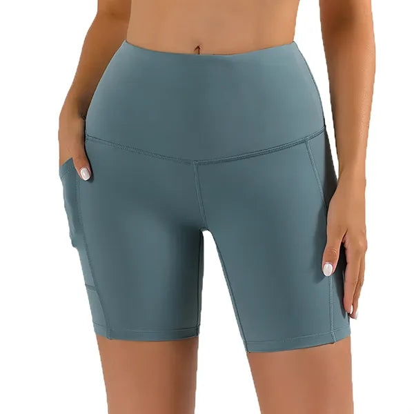 High Waisted Slim Pull-In Five-Inch Yoga Pants