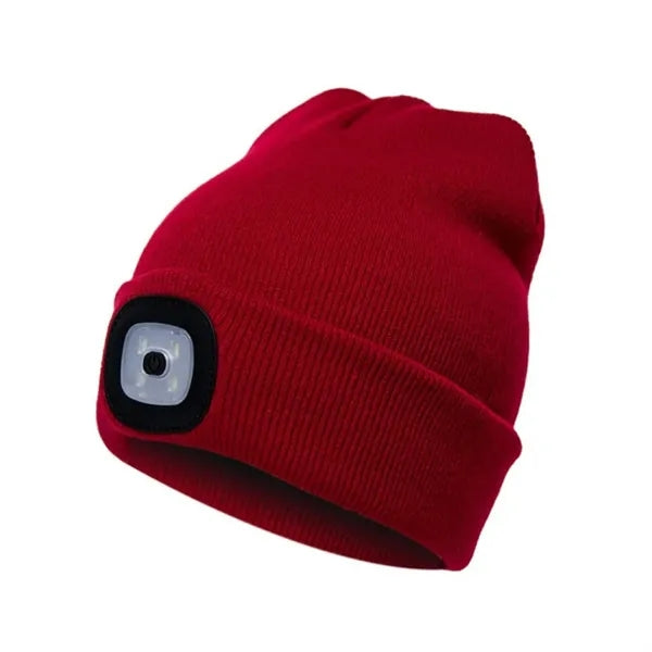 Unisex LED Light Winter Knitted Hat Cap Beanie