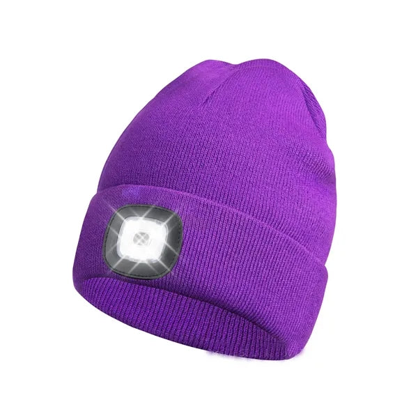 Unisex LED Light Winter Knitted Hat Cap Beanie