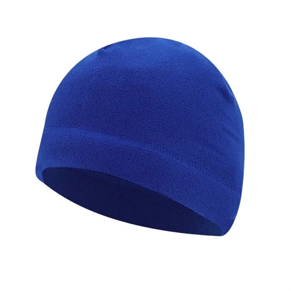 Embroidered Winter Fleece Beanie Cap