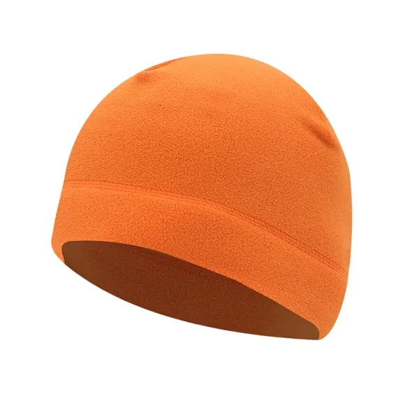 Embroidered Winter Fleece Beanie Cap