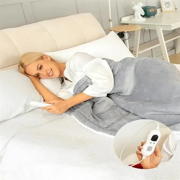 Electric Heated Throw Blanket 51x63"