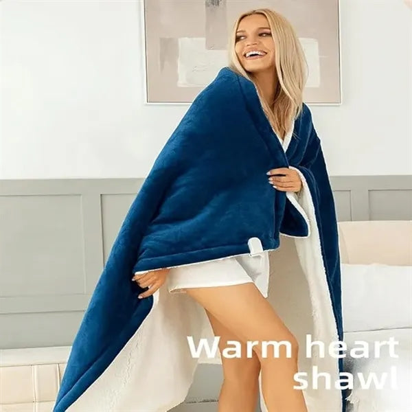 Electric Heated Throw Blanket 51x63"